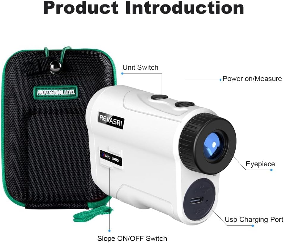 REVASRI Range Finder for Golf – 1000Y Slope & Pin Lock