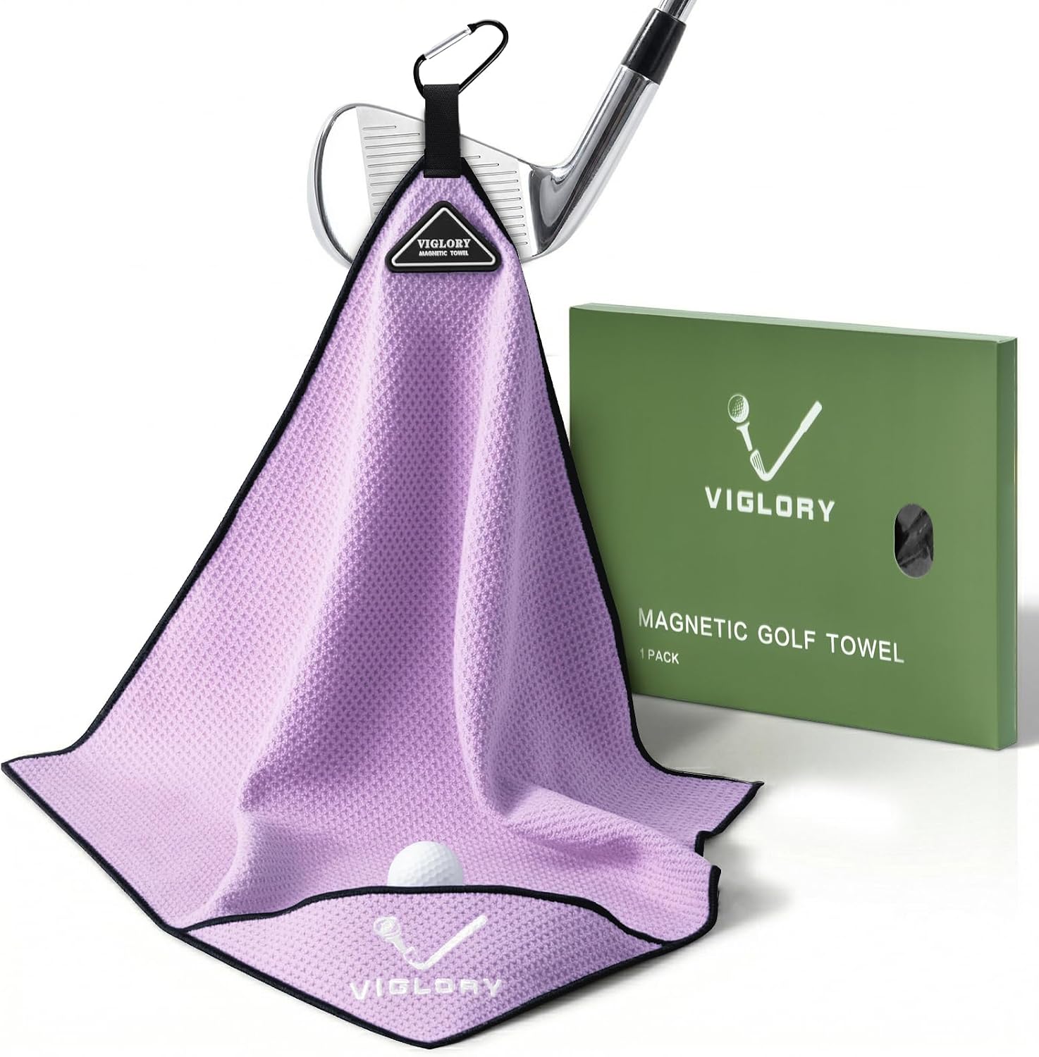 Magnetic Golf Towel – 18" x 18" Microfiber