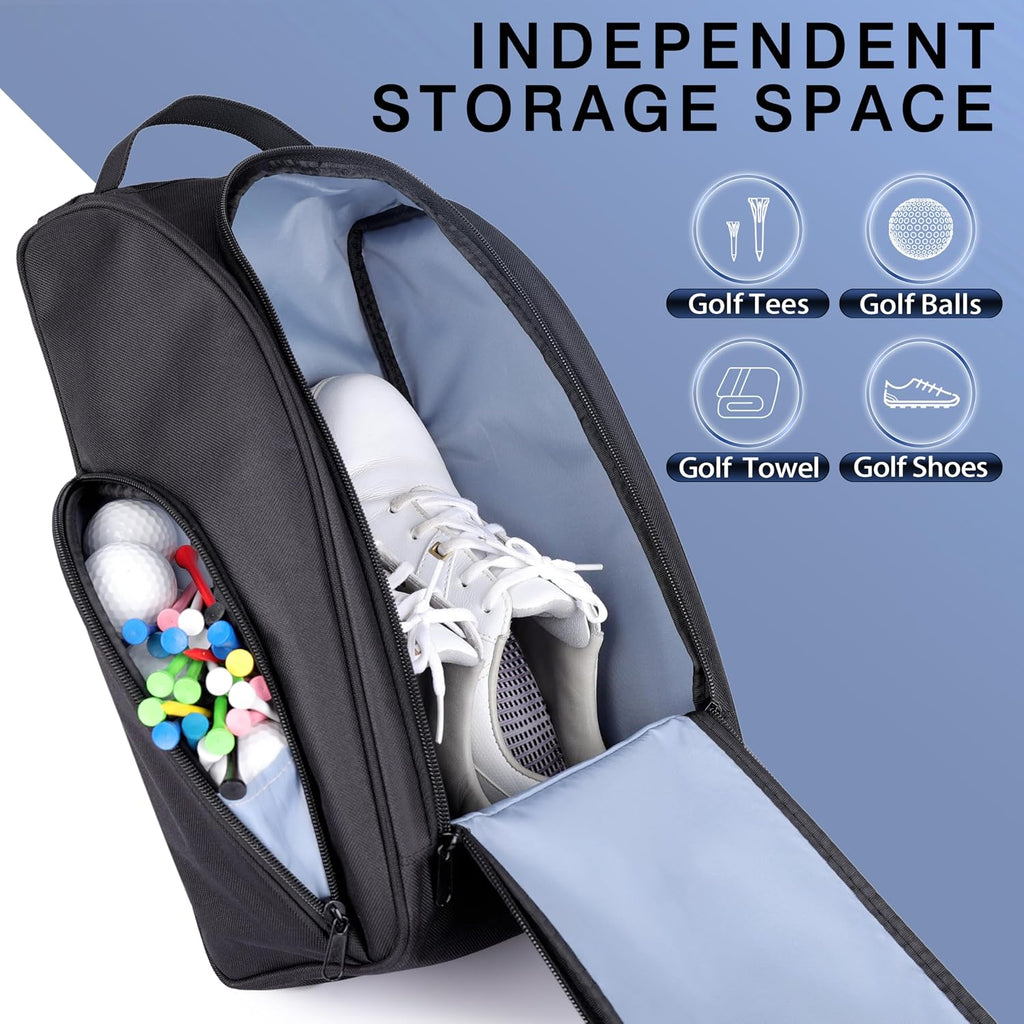 Golf Shoe Bag – Padded with Accessory Pocket