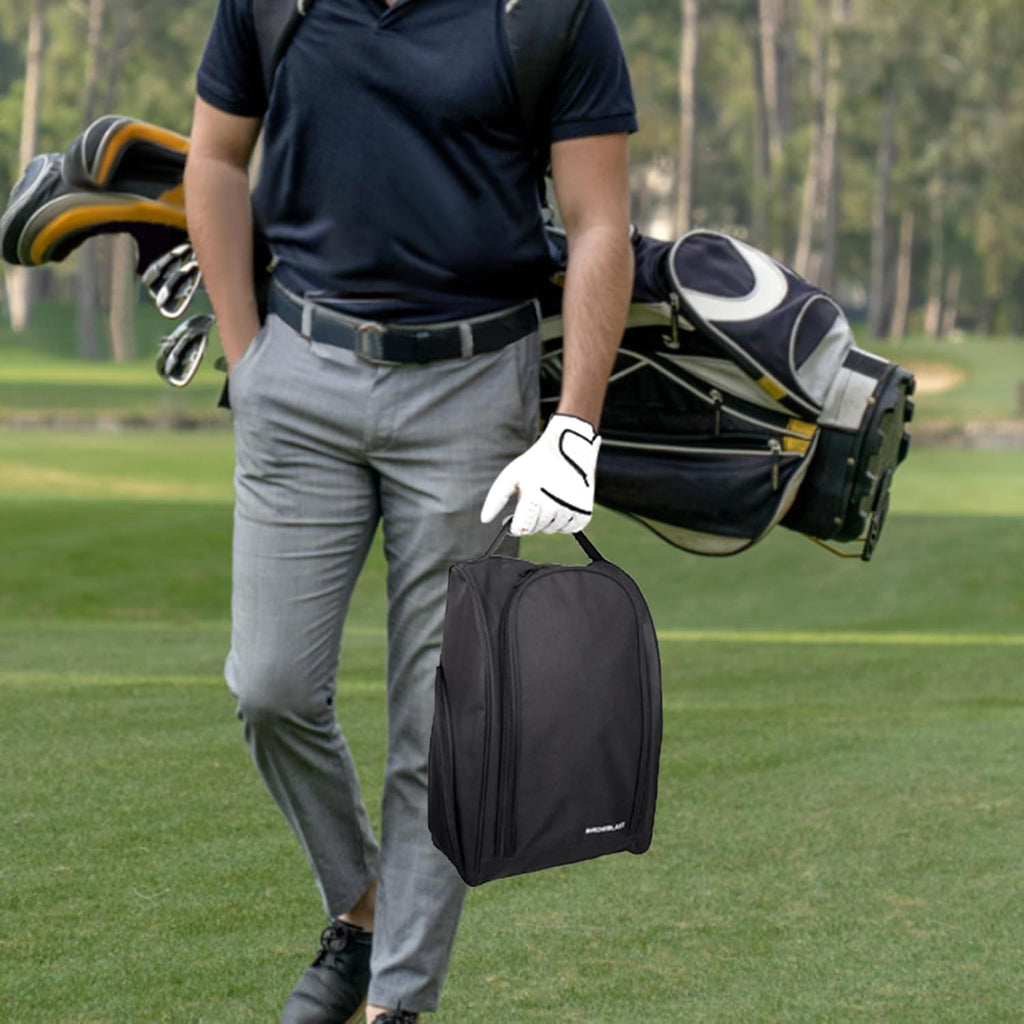 Golf Shoe Bag – Padded with Accessory Pocket