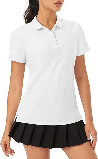 MAGCOMSEN Women's Golf Polo Shirt – Short Sleeve