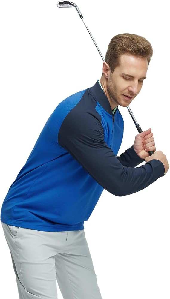 M MAELREG Men's Quarter Zip Pullover – Moisture Wicking