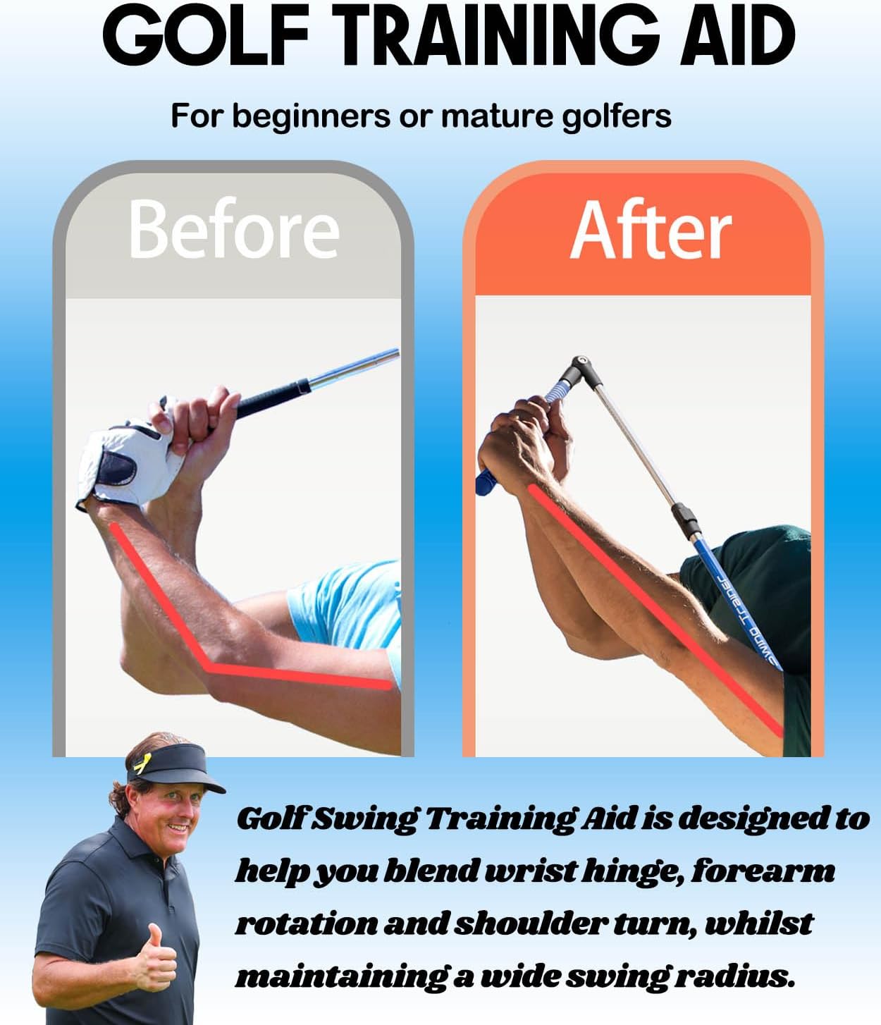 Golf Swing Trainer Aid – Portable
