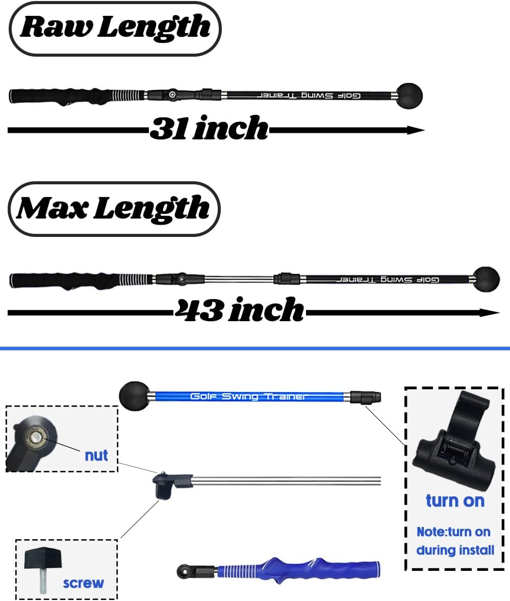 Golf Swing Trainer Aid – Portable