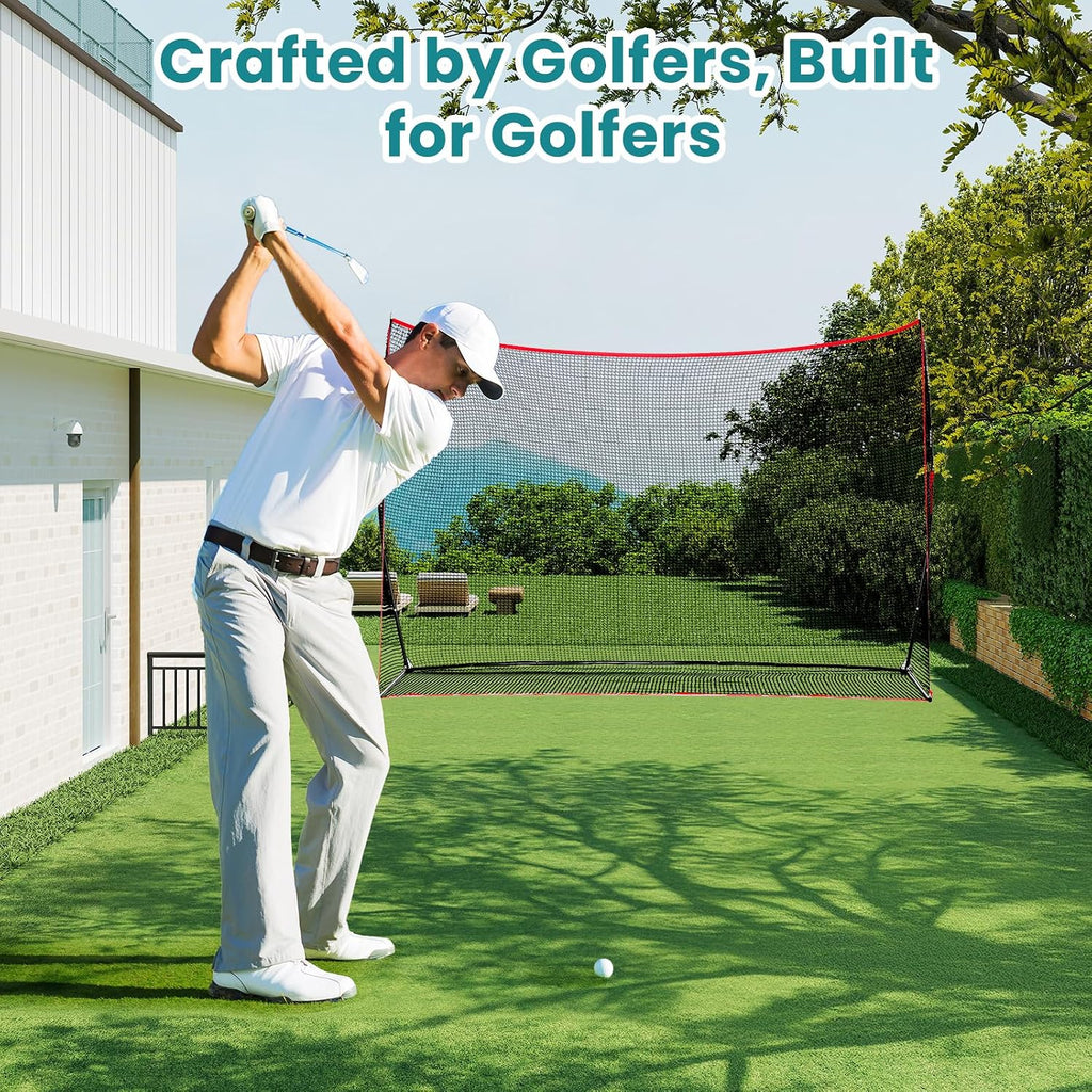 OLIXIS Golf Net – 10 x 7 ft
