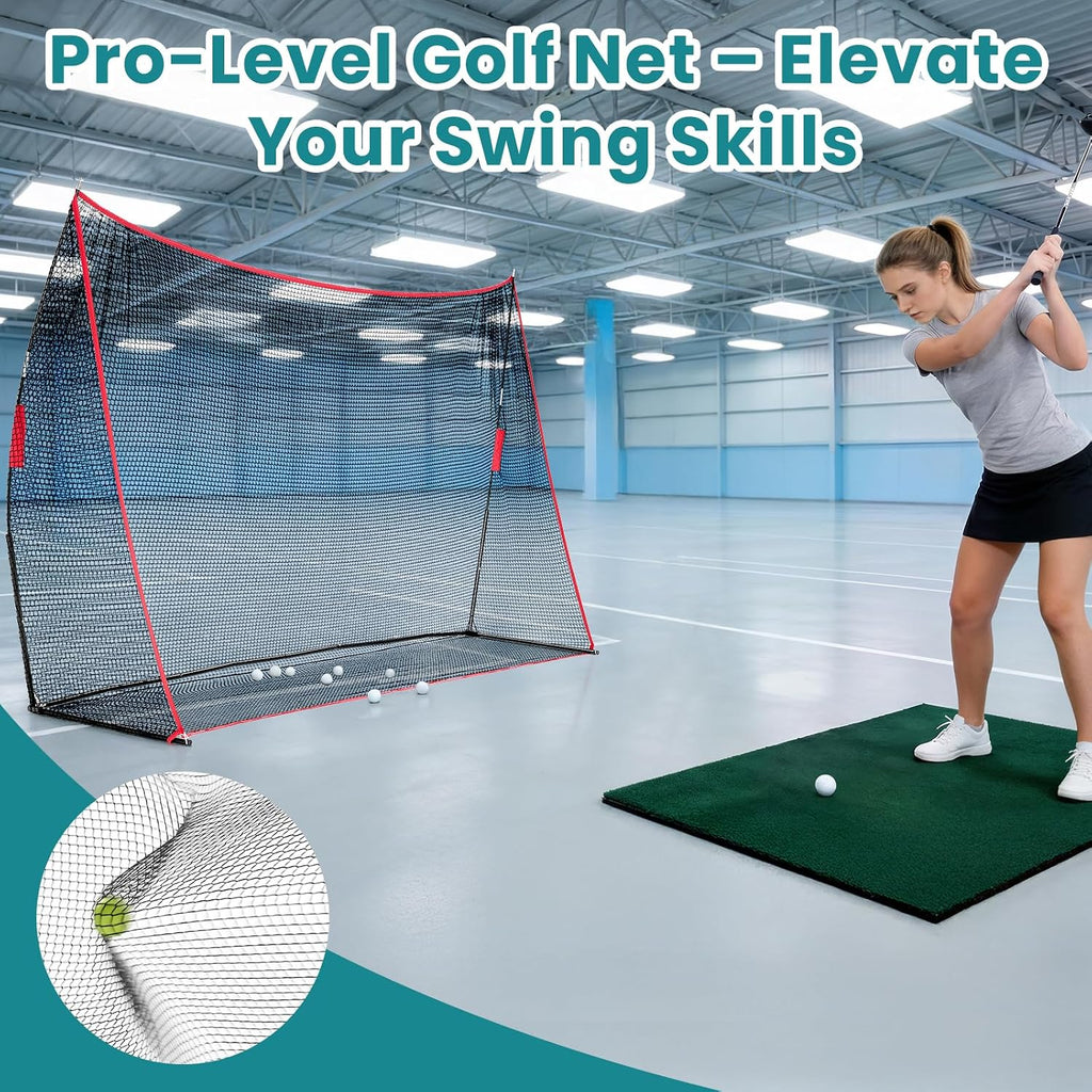 OLIXIS Golf Net – 10 x 7 ft